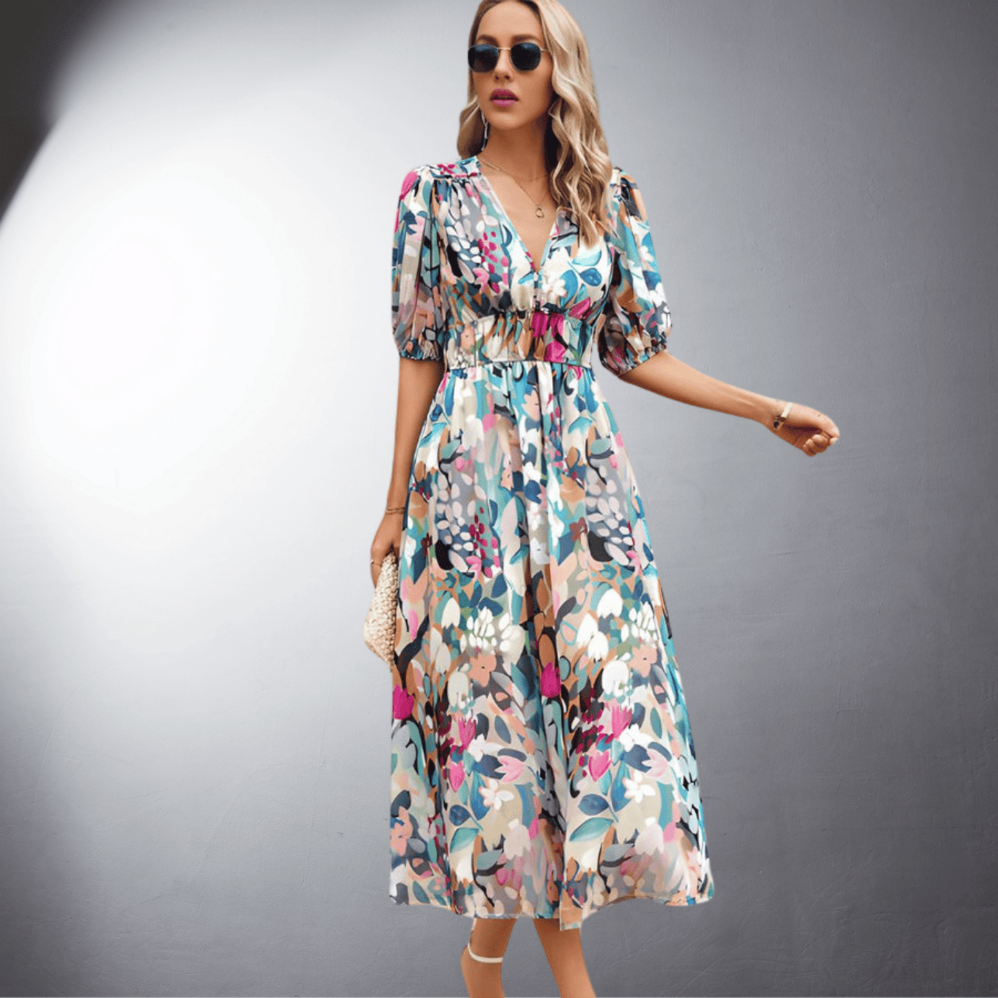 Maristella™ Vestido de verão feito de tecido orgânico de alta qualidade