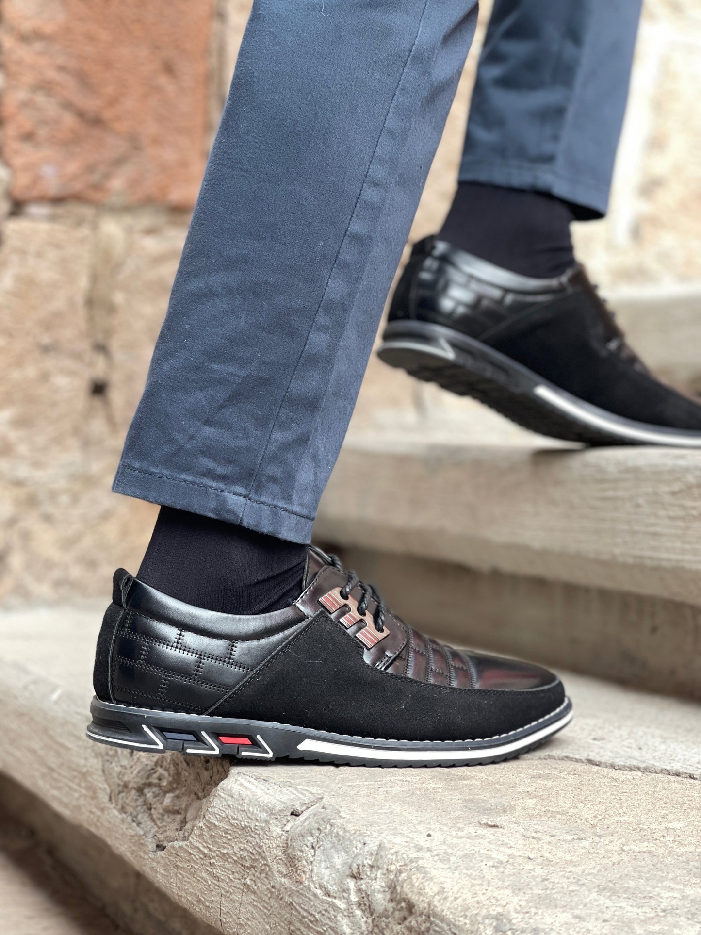 Oxford Derby™ Sapatos Ortopédicos Elegantes