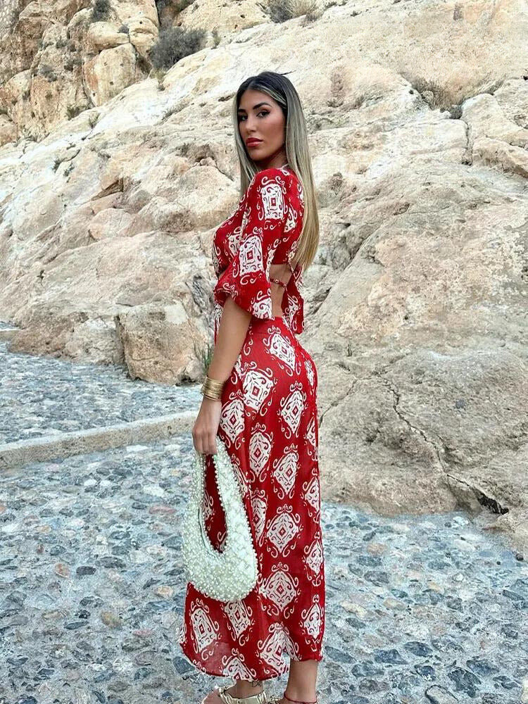 Aranza™ Vestido colorido e versátil
