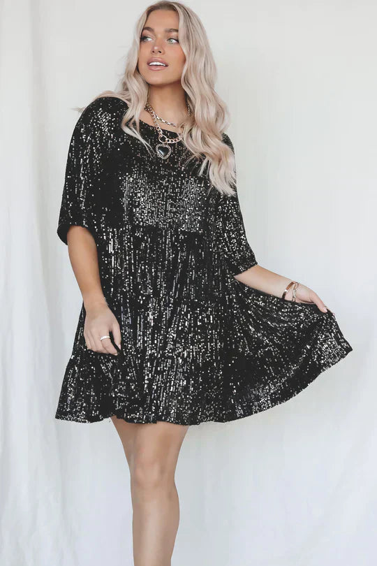 Vestido Glamouroso de Lantejoulas Antonella™