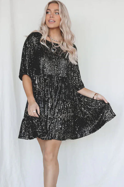 Vestido Glamouroso de Lantejoulas Antonella™