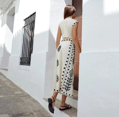 Melissa™ – Conjunto de Top e Saia Longa