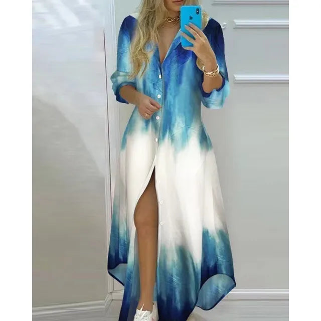 Vittoria™ Vestido de verão com estampa boêmia feminina