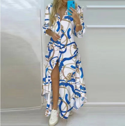 Vittoria™ Vestido de verão com estampa boêmia feminina
