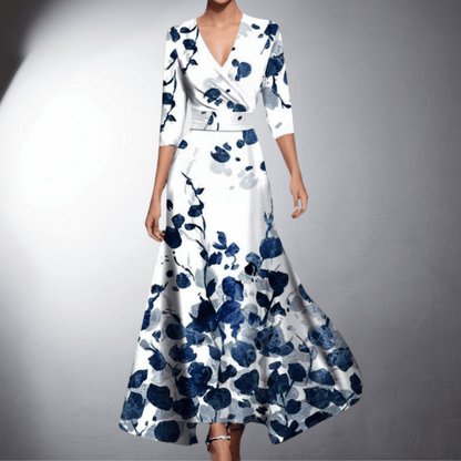 Núnzia™  Vestido de noite elegante com charme floral