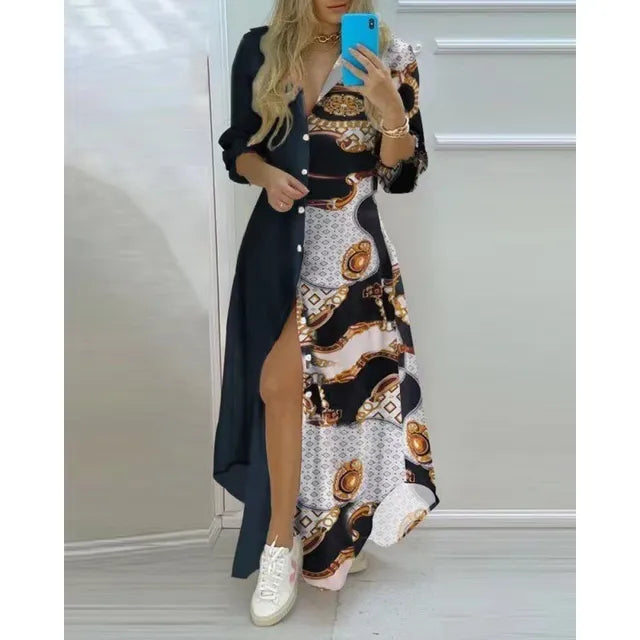 Vittoria™ Vestido de verão com estampa boêmia feminina