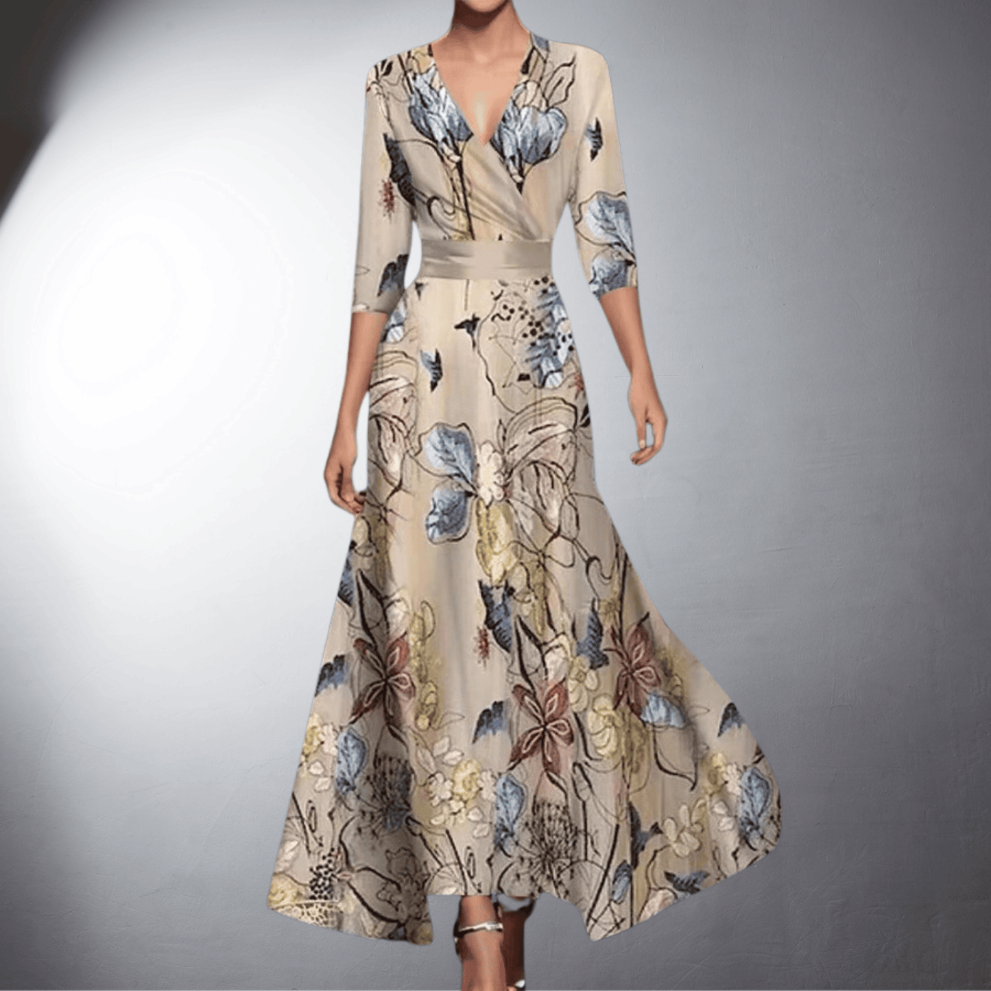 Núnzia™  Vestido de noite elegante com charme floral
