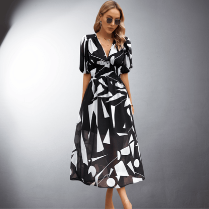 Maristella™  Vestido de verão feito de tecido orgânico de alta qualidade