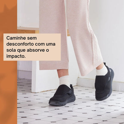 Fitville™ Calçados ortopédicos para pés inchados e diabéticos