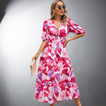 Maristella™  Vestido de verão feito de tecido orgânico de alta qualidade