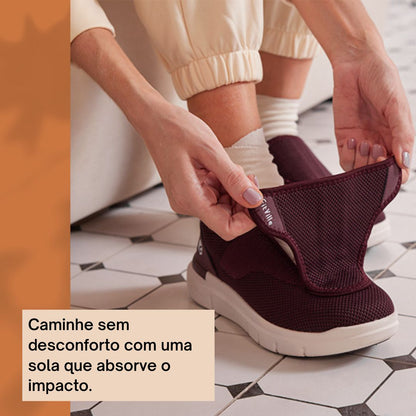 Fitville™ Calçados ortopédicos para pés inchados e diabéticos