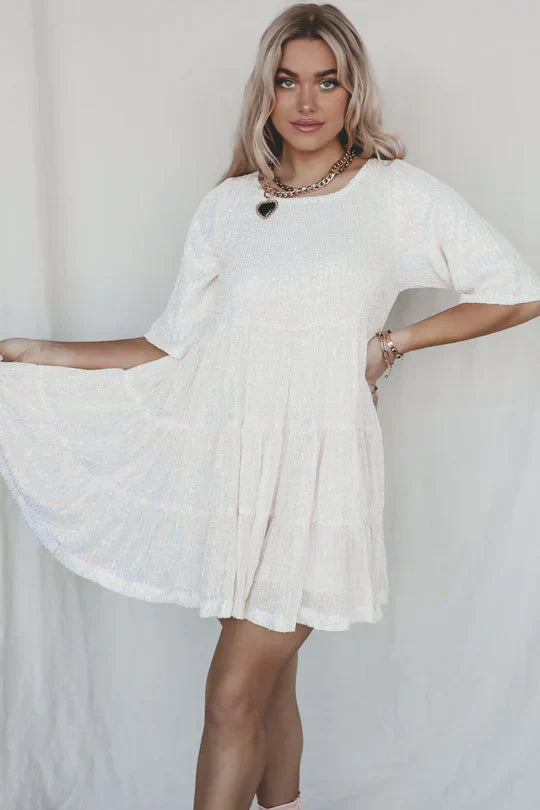 Vestido Glamouroso de Lantejoulas Antonella™