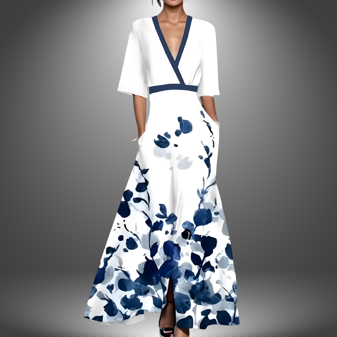 Pierina™ Elegante vestido floral feito à mão