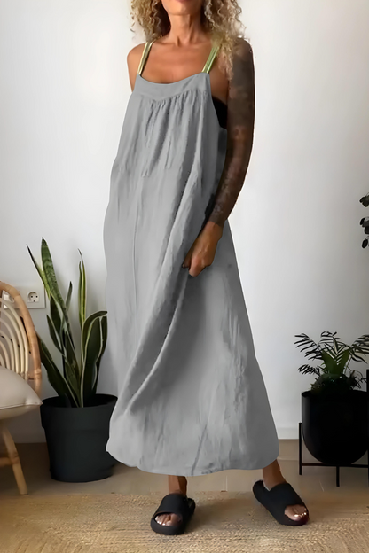 Luna™ Vestido de verão em linho