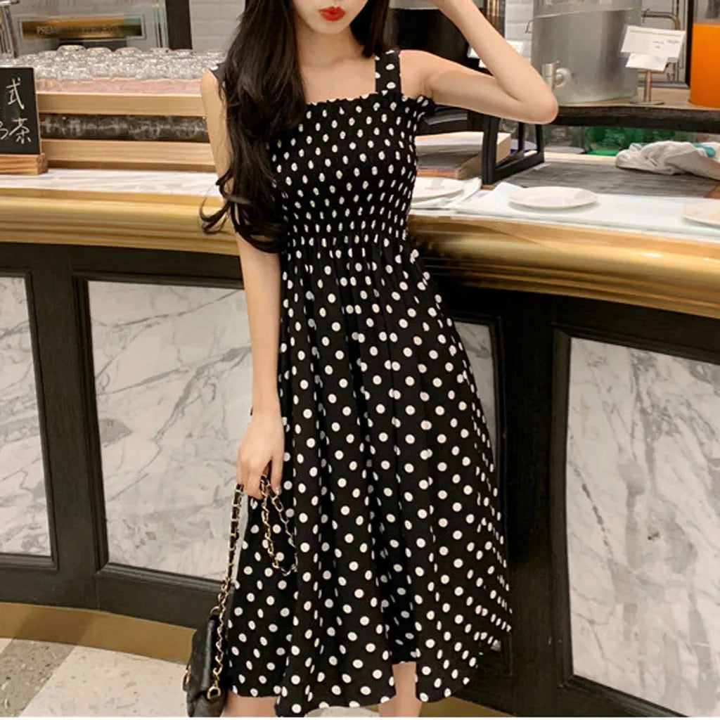Patty™ Vestido casual de bolinhas para o verão