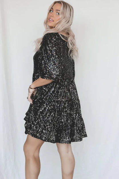 Vestido Glamouroso de Lantejoulas Antonella™
