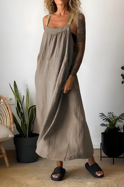 Luna™ Vestido de verão em linho