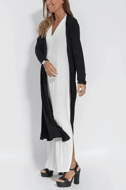 Belle™ Vestido longo elegante feminino com kimono