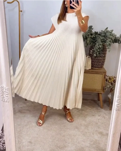 Vestido Paola™ com manga plissada