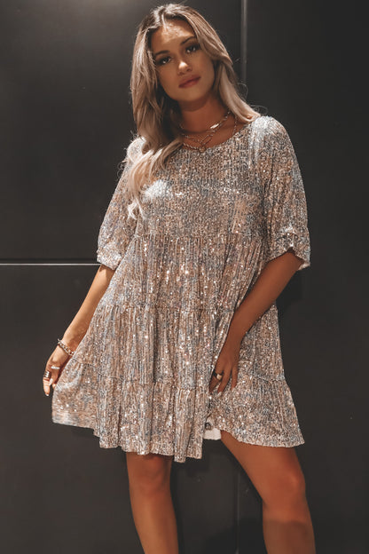 Vestido Glamouroso de Lantejoulas Antonella™