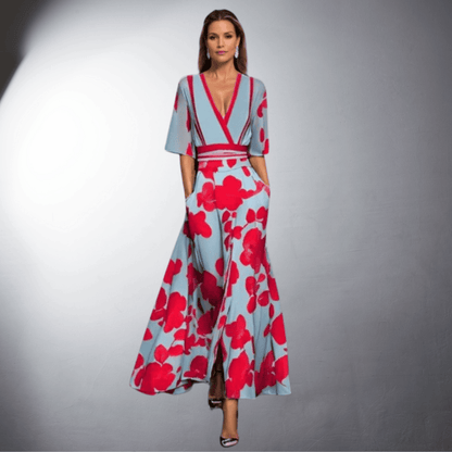 Pierina™ Elegante vestido floral feito à mão