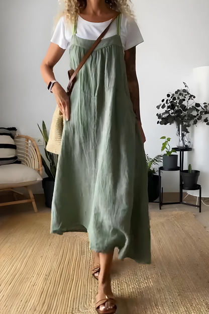 Luna™ Vestido de verão em linho