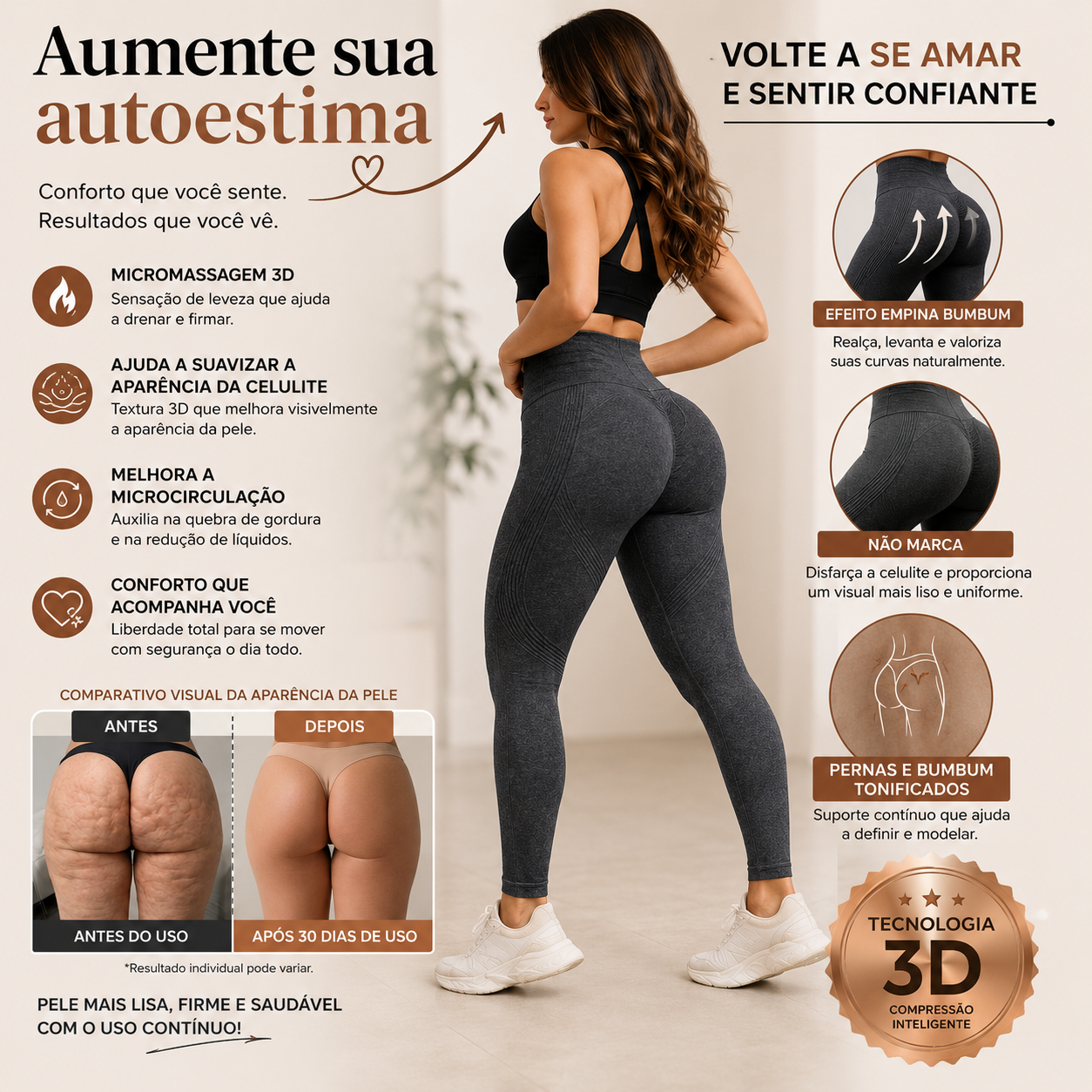 FITTABELLA SCULPT™ Legging Anticelulite 3D