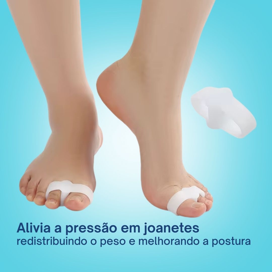 Divisórias de silicone ultramacias para os dedos