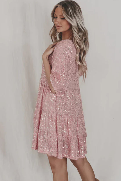 Vestido Glamouroso de Lantejoulas Antonella™