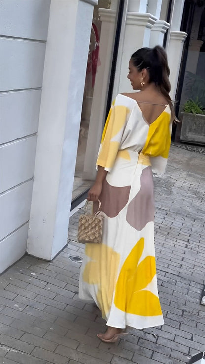 Juli™ Vestido elegante com decote em V