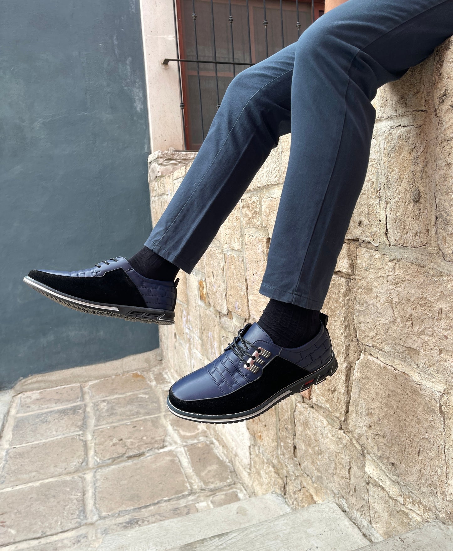 Oxford Derby™ Sapatos Ortopédicos Elegantes