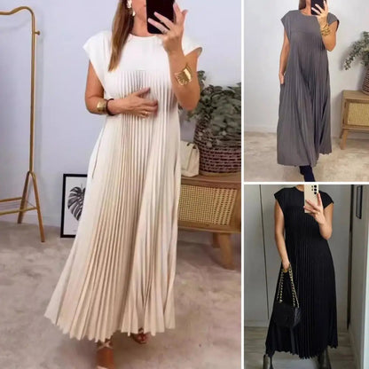 Vestido Paola™ com manga plissada