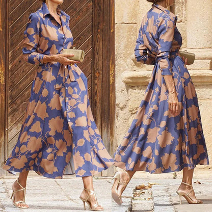 Lessa™  Vestido elegante com decote em V