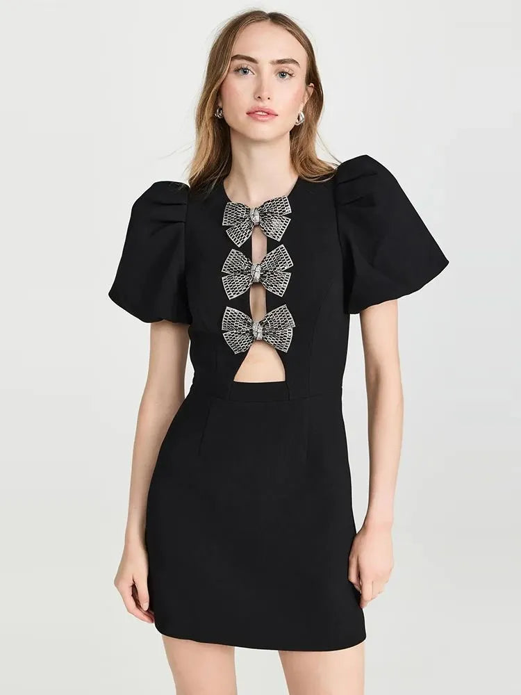 Vestido curto Libi™ com detalhes de coração