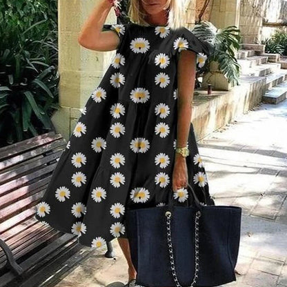 Louna™  Vestido longo estampado elegante