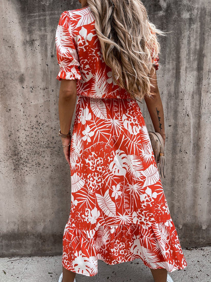 Elly™ Vestido feminino com estampa floral