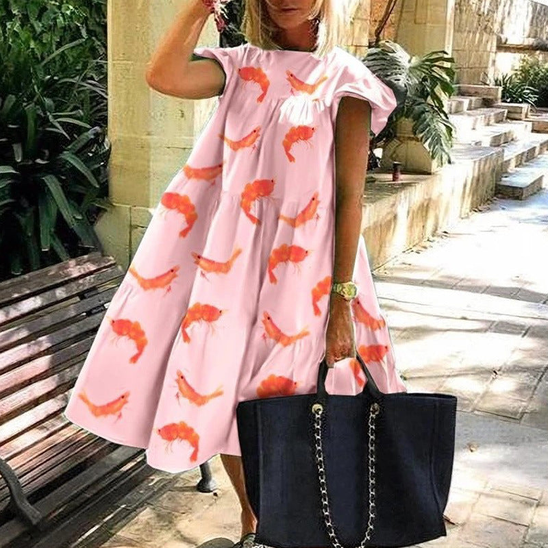 Louna™  Vestido longo estampado elegante