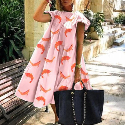 Louna™  Vestido longo estampado elegante