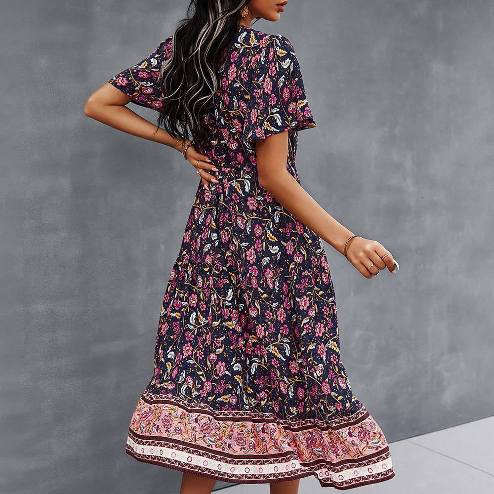 Manon™ Vestido boêmio com estampa floral