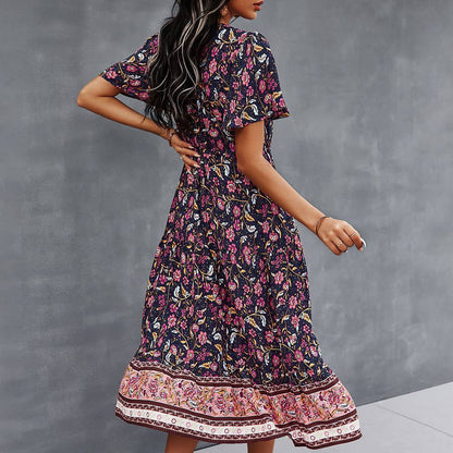 Manon™ Vestido boêmio com estampa floral