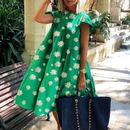Louna™  Vestido longo estampado elegante