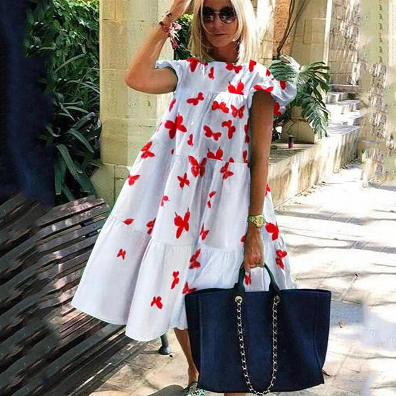 Louna™  Vestido longo estampado elegante