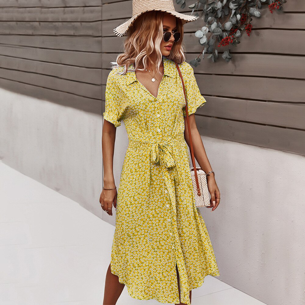Fiorella™ Vestido longo