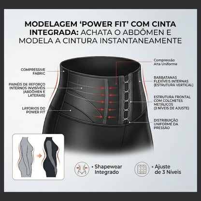 Calça Legging com Cinta Modeladora Power Fit