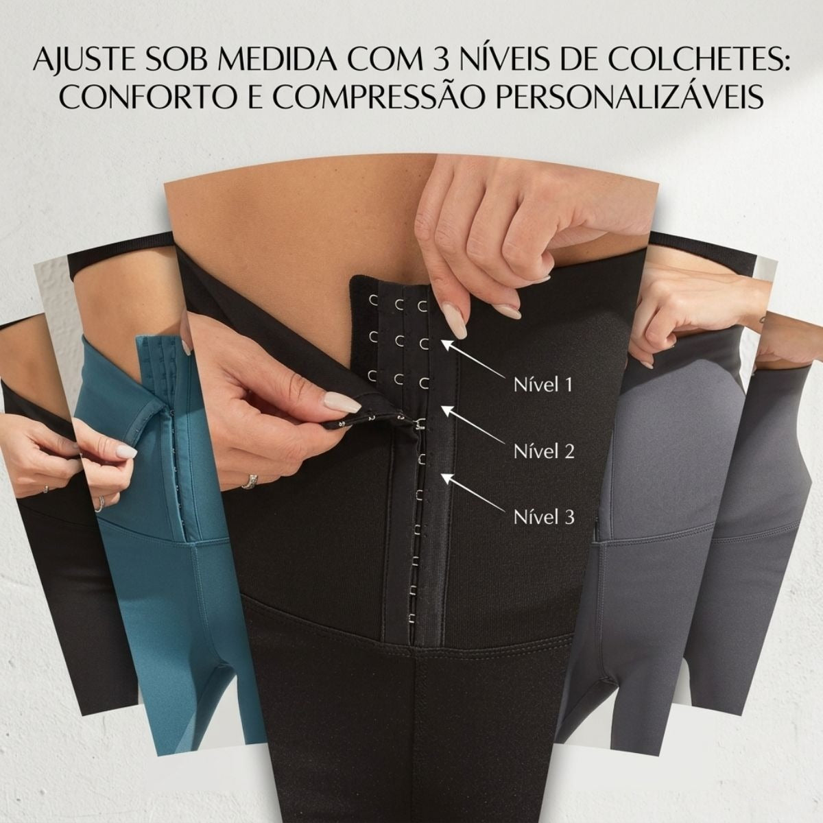 Calça Legging com Cinta Modeladora Power Fit