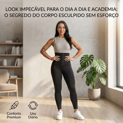 Calça Legging com Cinta Modeladora Power Fit