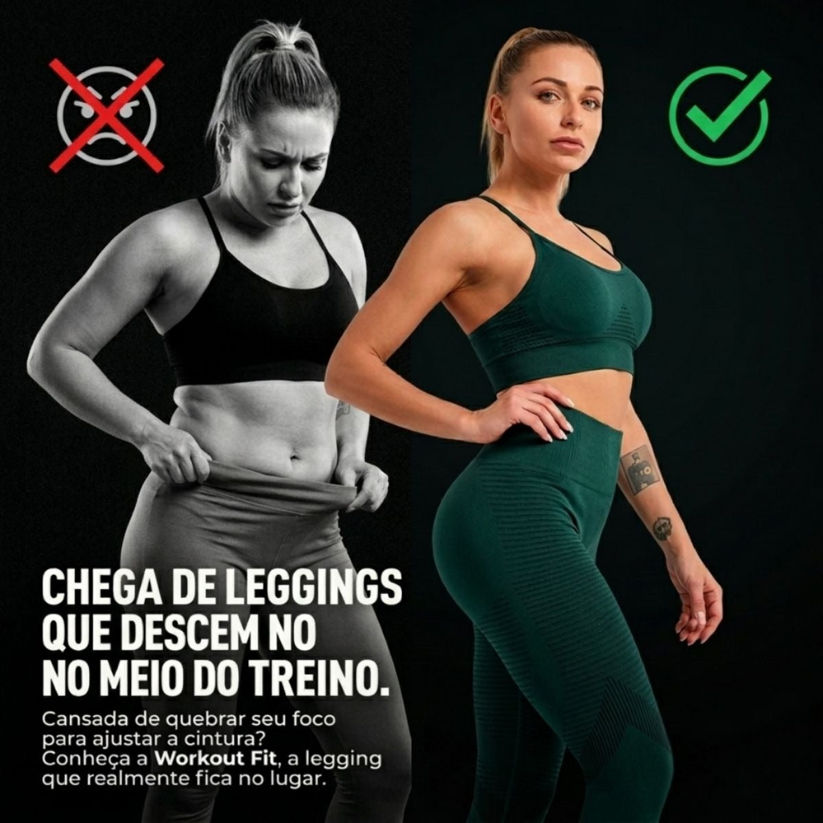 Calça Legging Workout Fit