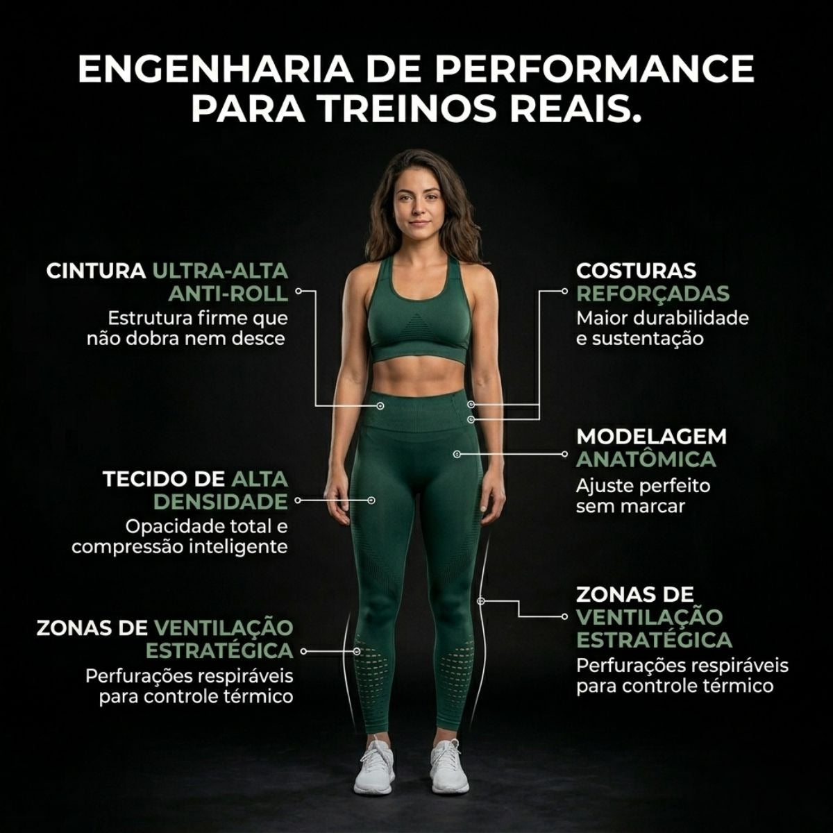 Calça Legging Workout Fit