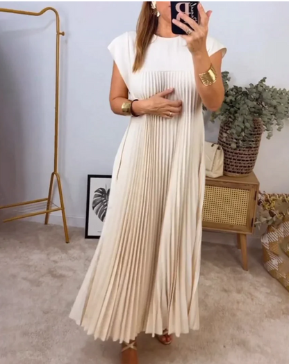 Vestido Paola™ com manga plissada