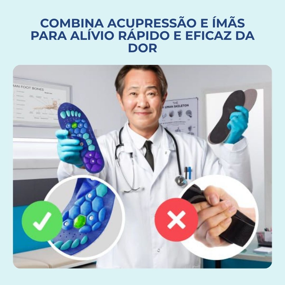 Palmilhas com Absorção de Impacto para Conforto o Dia Todo